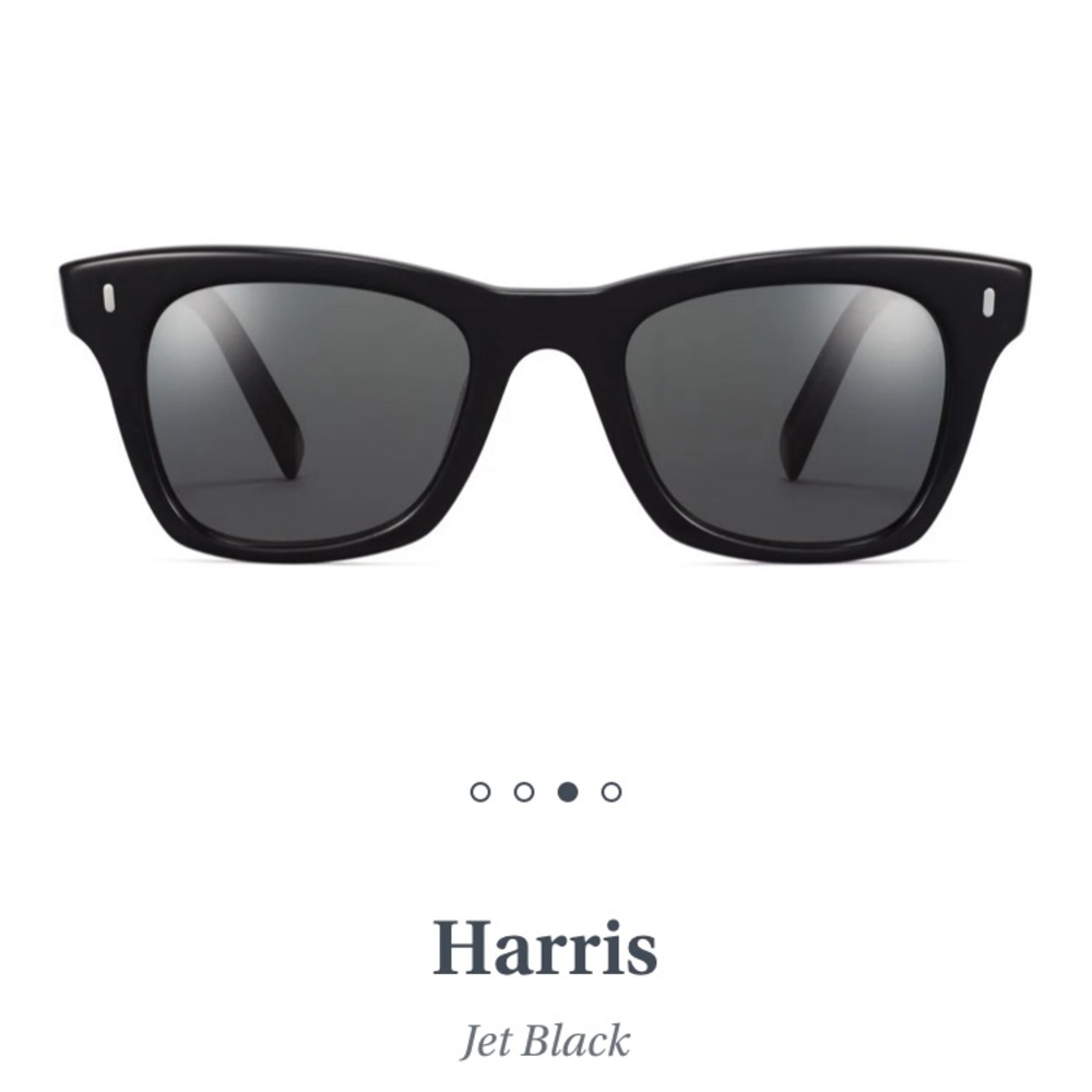 COPY - Warby Parker Harris 100 Sunglasses Black (Brand New)